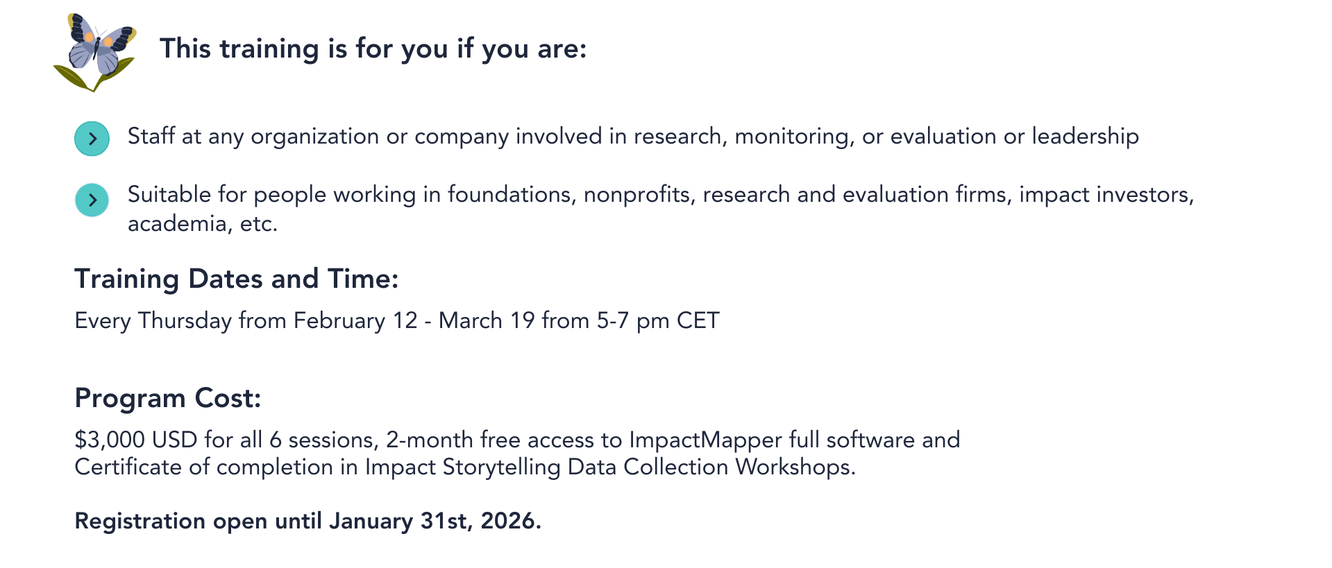 Storytelling For Impact Online Program For M E Professionals